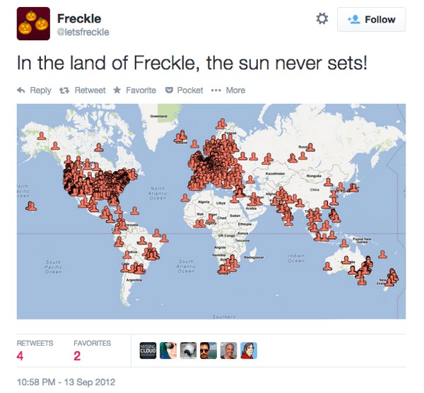 Intercom map — Twitter