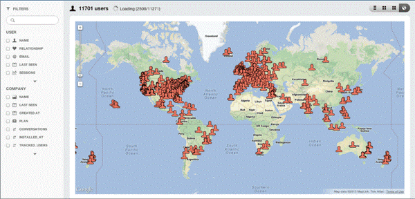 Intercom site map