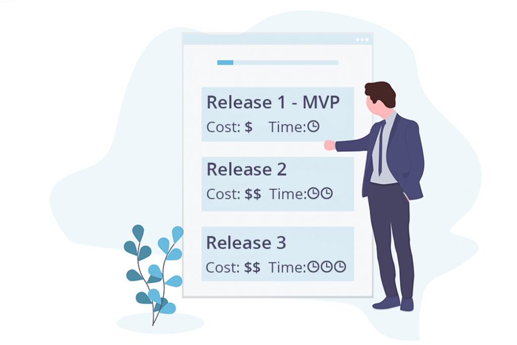Releases with user story mapping