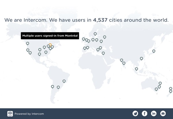 Intercom map — sharing